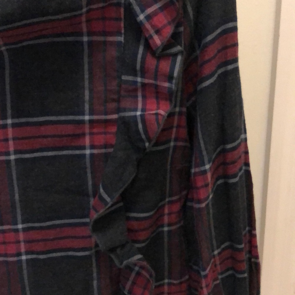 Plaid shirt red and blue - Picture 4 of 4